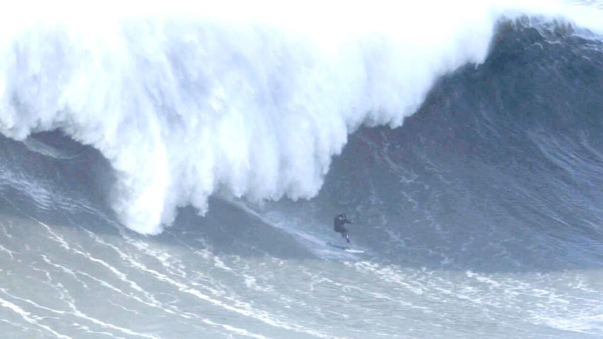 Andrew Cotton at Nazare by Dias Key