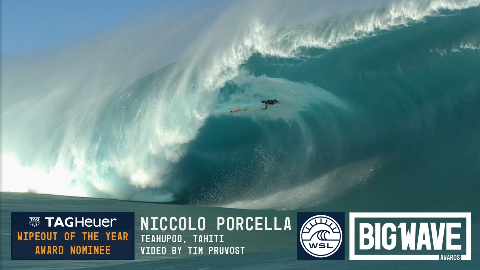 2016 TAG Heuer Wipeout Winner Niccolo Porcella World Surf League