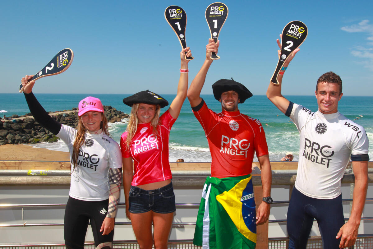 Winners and finalists at Pro Anglet 2015