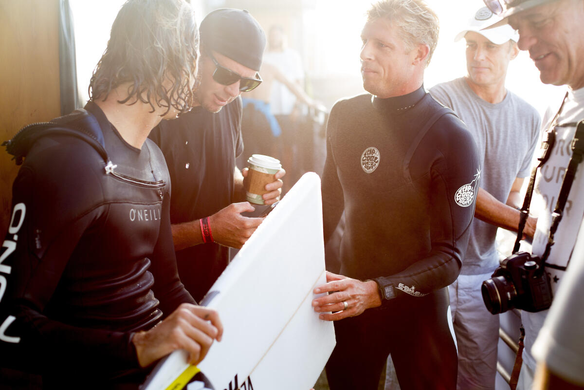 Mick Fanning and Jordy Smith
