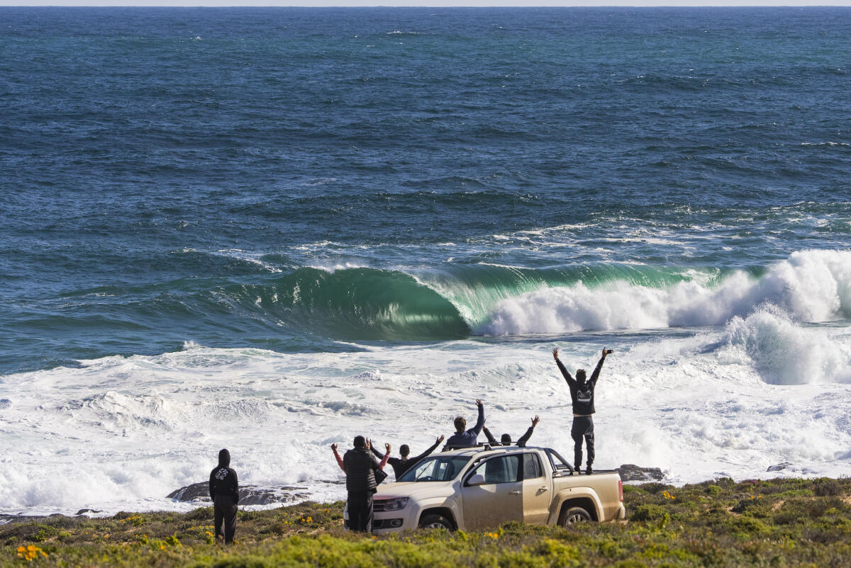 NAMAKWA CHALLENGE, HONDEKLIPBAAI, NORTHERN CAPE, SOUTH AFRICA - AUGUST 27: Scouting out new waves and empty lineups on August 27th, 2021 Hondeklipbaai, Northern Cape, South Africa. (Photo by Alan van Gysen/World Surf League)