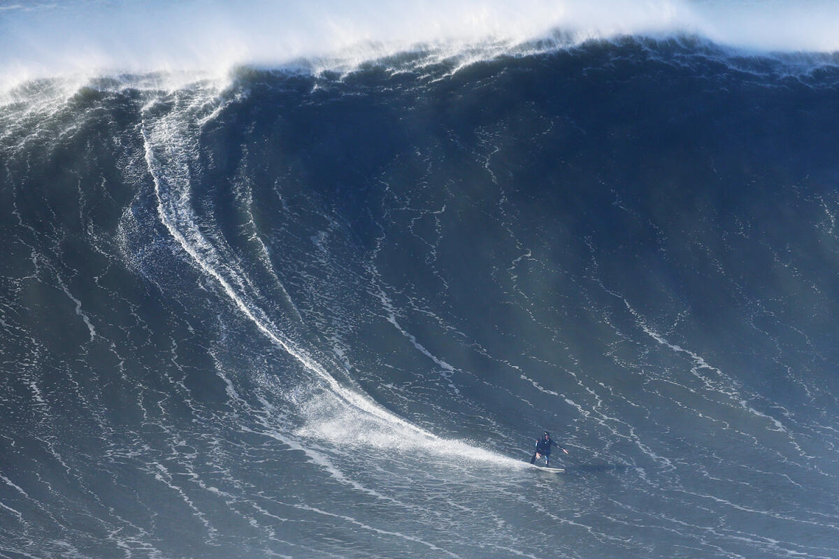 2018 XXL Biggest Wave Entry: Andrew Cotton at Nazaré
