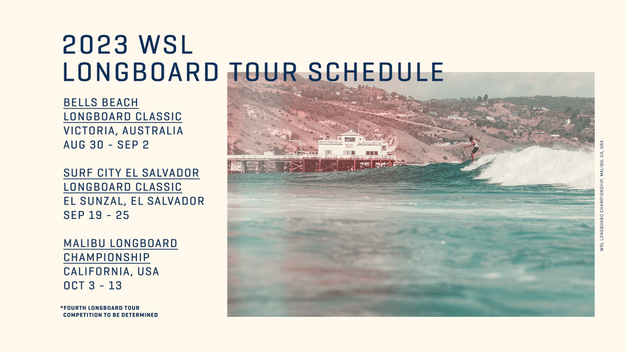 wsl longboard tour rankings