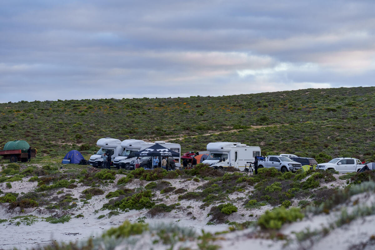 NAMAKWA CHALLENGE, HONDEKLIPBAAI, NORTHERN CAPE, SOUTH AFRICA - AUGUST 24: Camp and event life on August 24th, 2021 Hondeklipbaai, Northern Cape, South Africa. (Photo by Alan van Gysen/World Surf League)