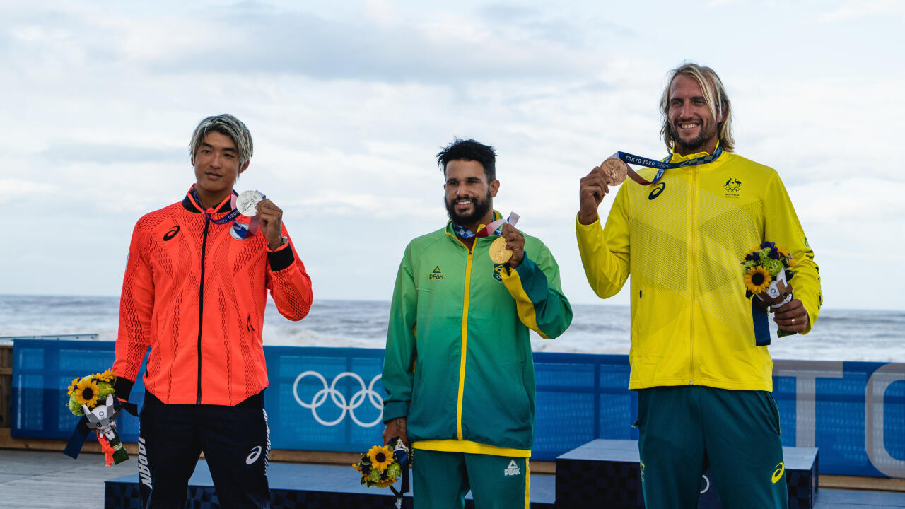 Carissa Moore, Italo Ferreira Win First-Ever Olympic Gold Medals | World Surf League