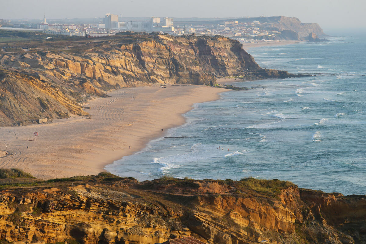 Coastal view of Santa Cruz, Portugal