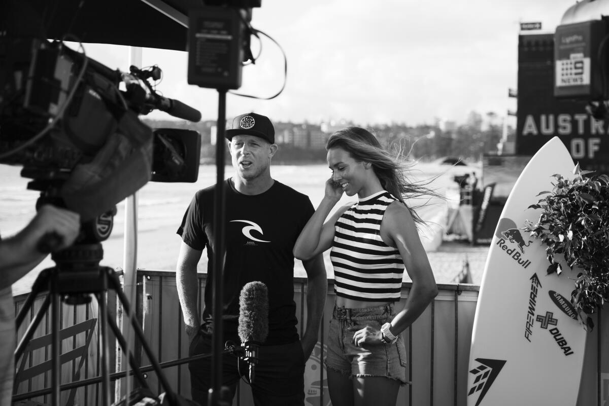 Mick Fanning and Sally Fitzgibbons