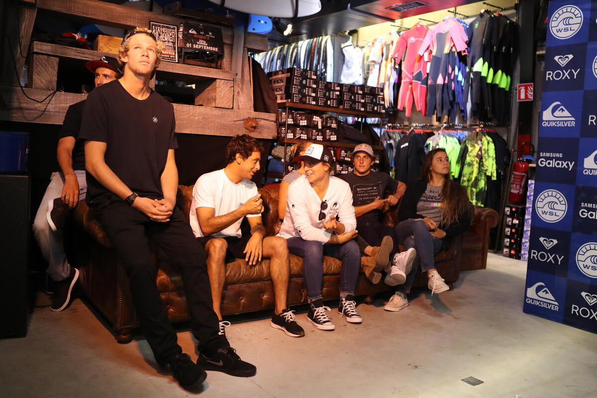 Quiksilver and Roxy Pro France Press Conference / Photo Op
