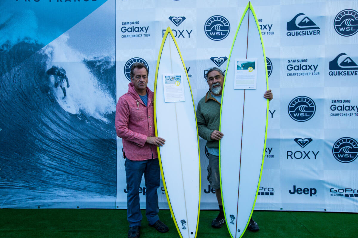 Tom Curren and Maurice Cole