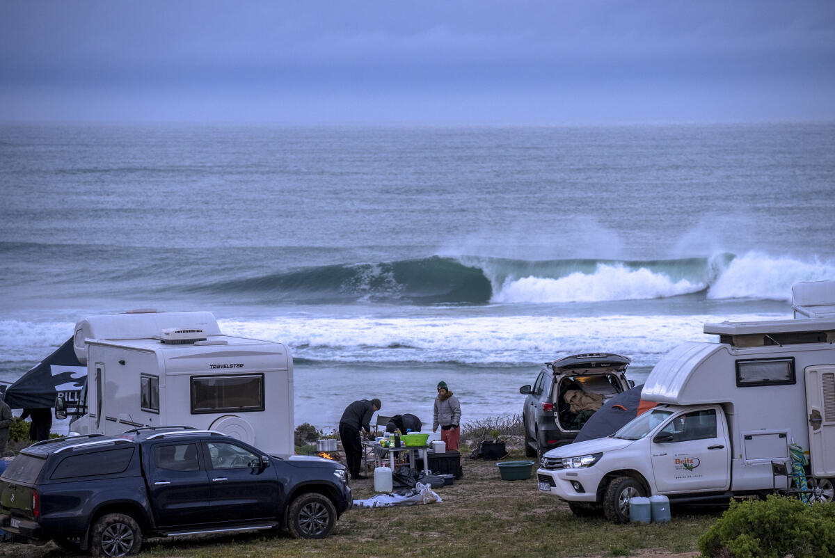 NAMAKWA CHALLENGE, HONDEKLIPBAAI, NORTHERN CAPE, SOUTH AFRICA - AUGUST 24: Pre-event warm up on August 24th, 2021 Hondeklipbaai, Northern Cape, South Africa. (Photo by Alan van Gysen/World Surf League)