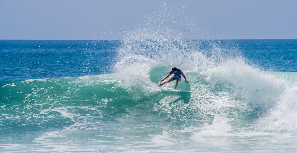 Malia Manuel Trestles Free Surf