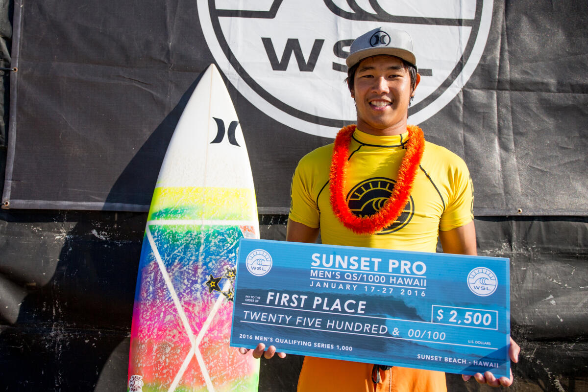 Keoni Yan (HAW) wins Sunset Pro