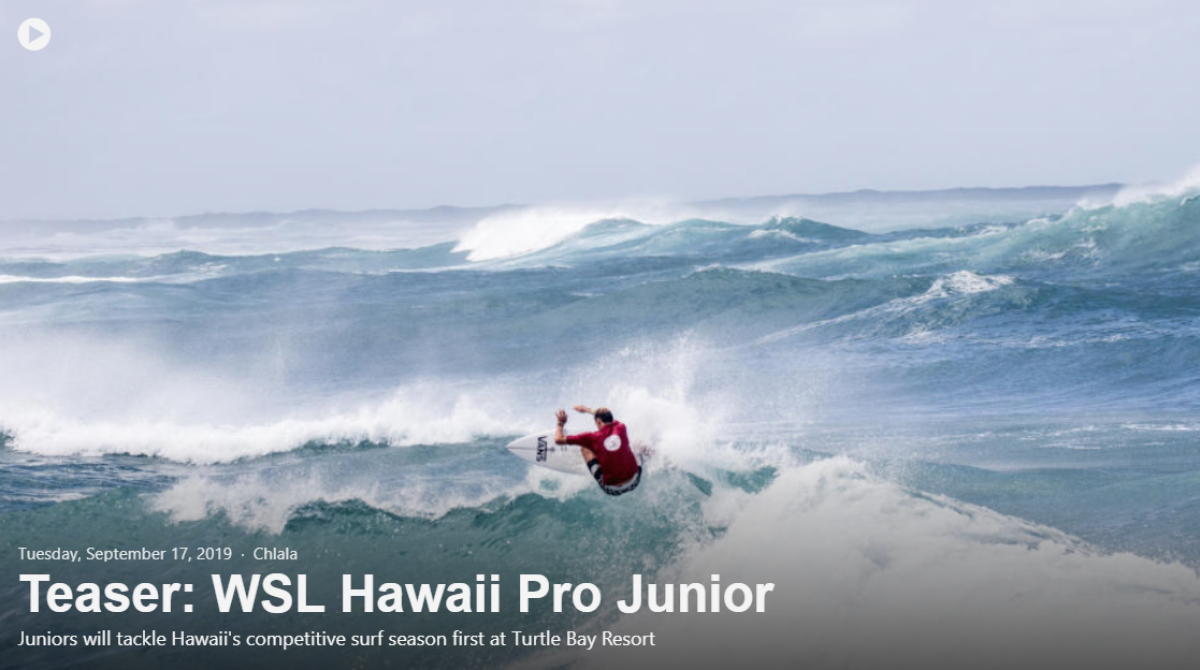 Watch previous years' action from Turtle Bay Resort