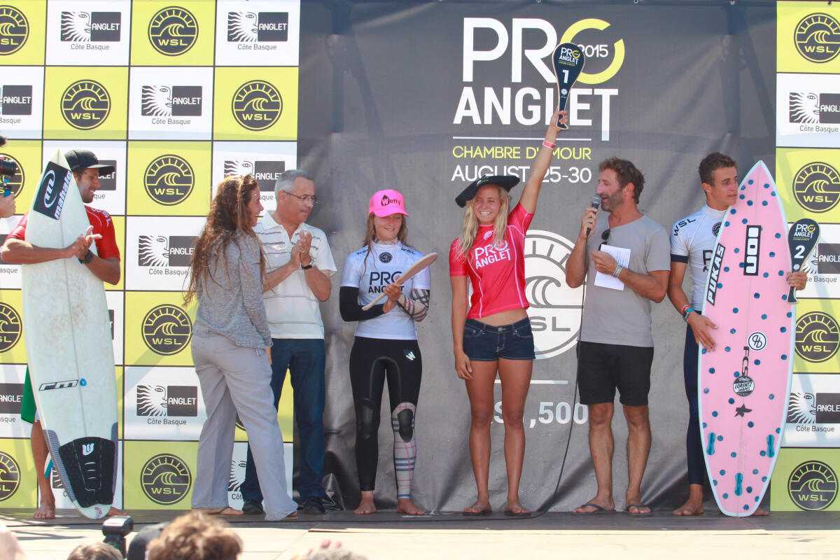 Podium on the QS 1500 event at Pro Anglet 2015