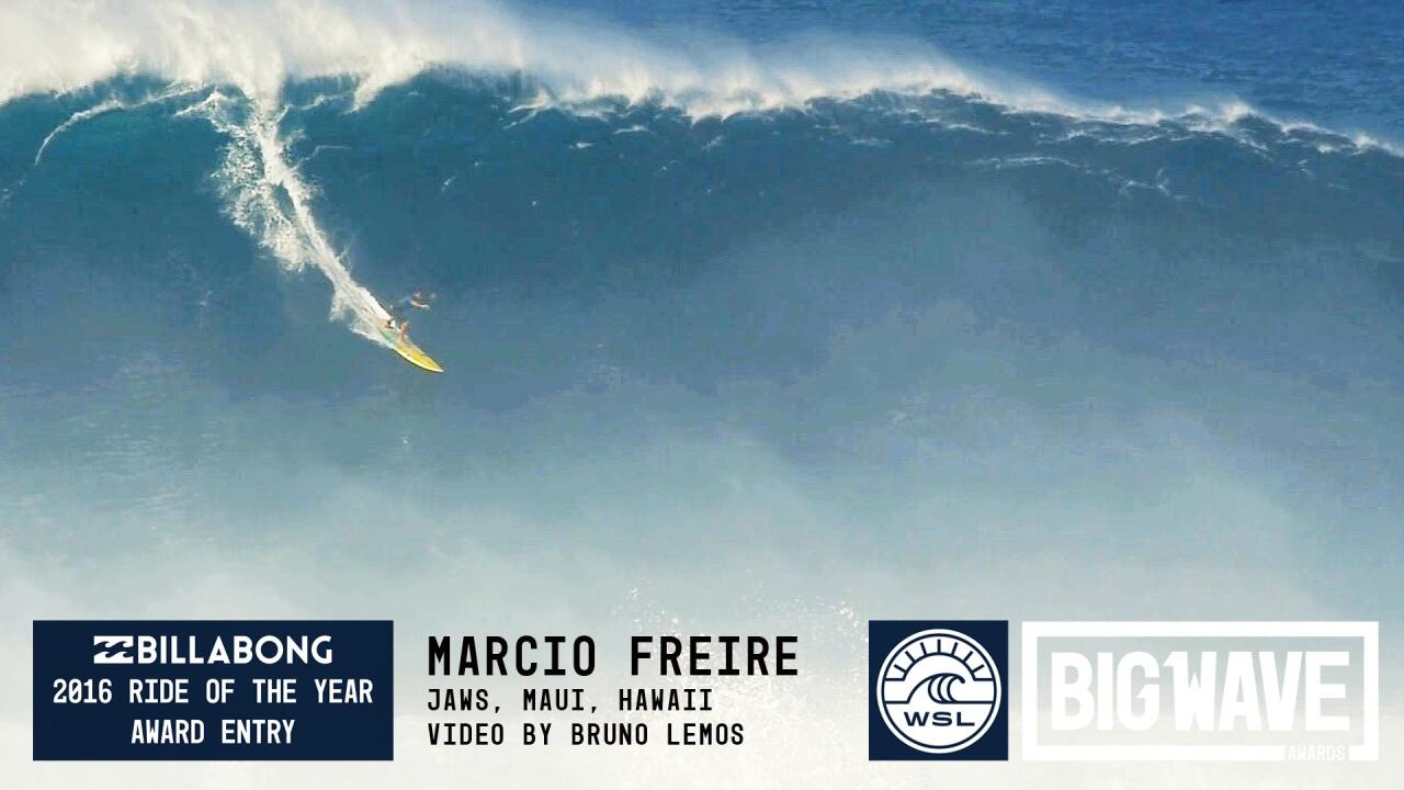 Marcio Freire at Jaws - 2016 Billabong Ride of the Year Entry | World Surf League