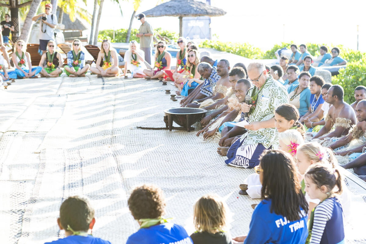 Kava Ceremony for the Outerknown Fiji Women's Pro