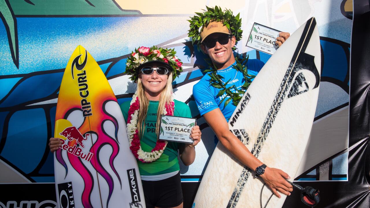 Erin Brooks and Jackson Bunch Win 2023 The Hawaiian Islands HIC Haleiwa