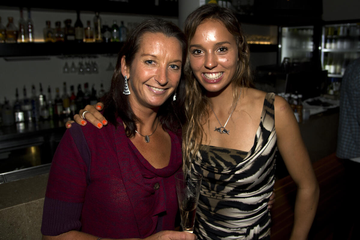 Layne Beachley and Sally Fitzgibbons