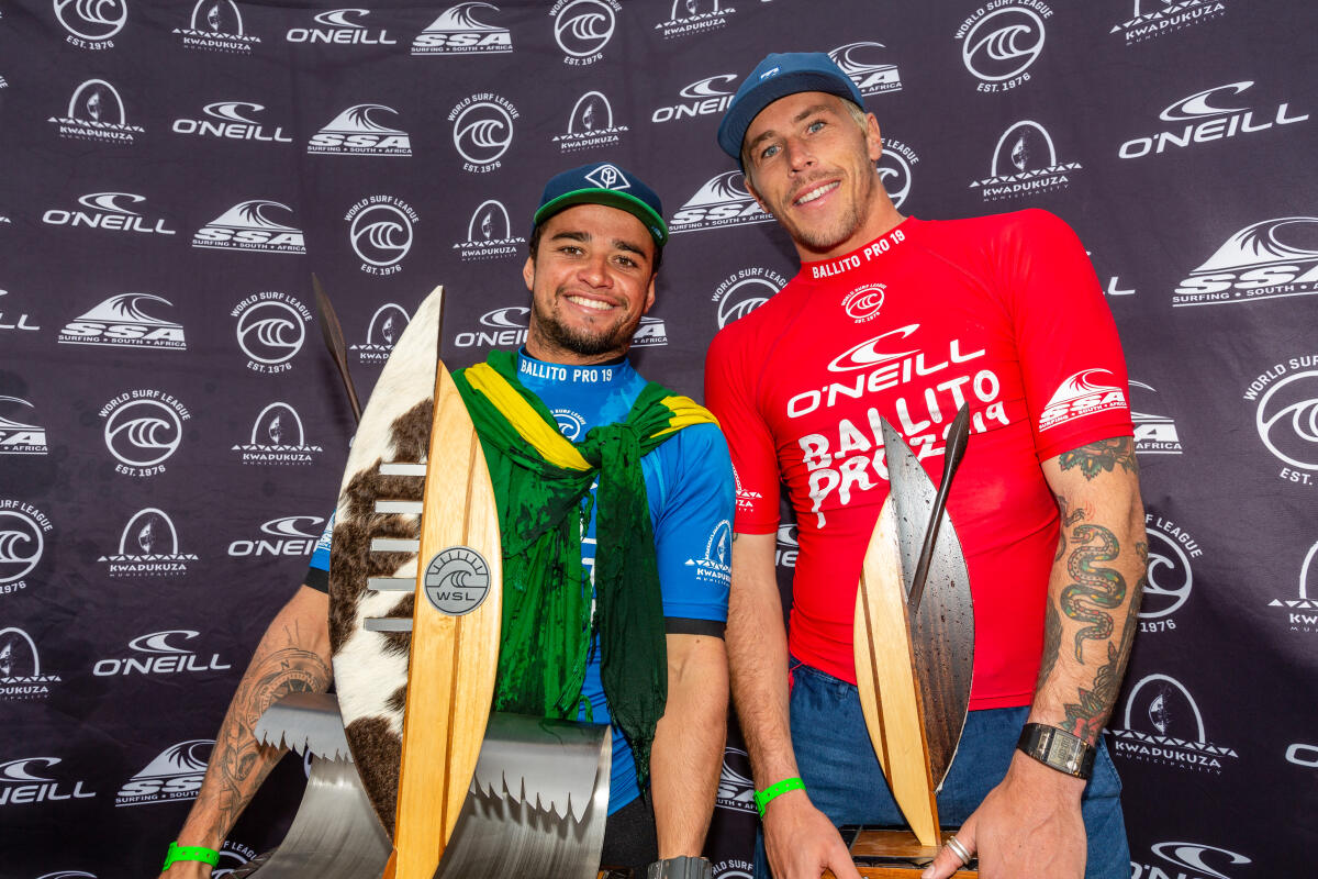Deivid Silva of Brazil is the WINNER of the Ballito Pro pres by O'Neill 2019 with Jack Freestone finishing with a Second place position in the Mens Final.