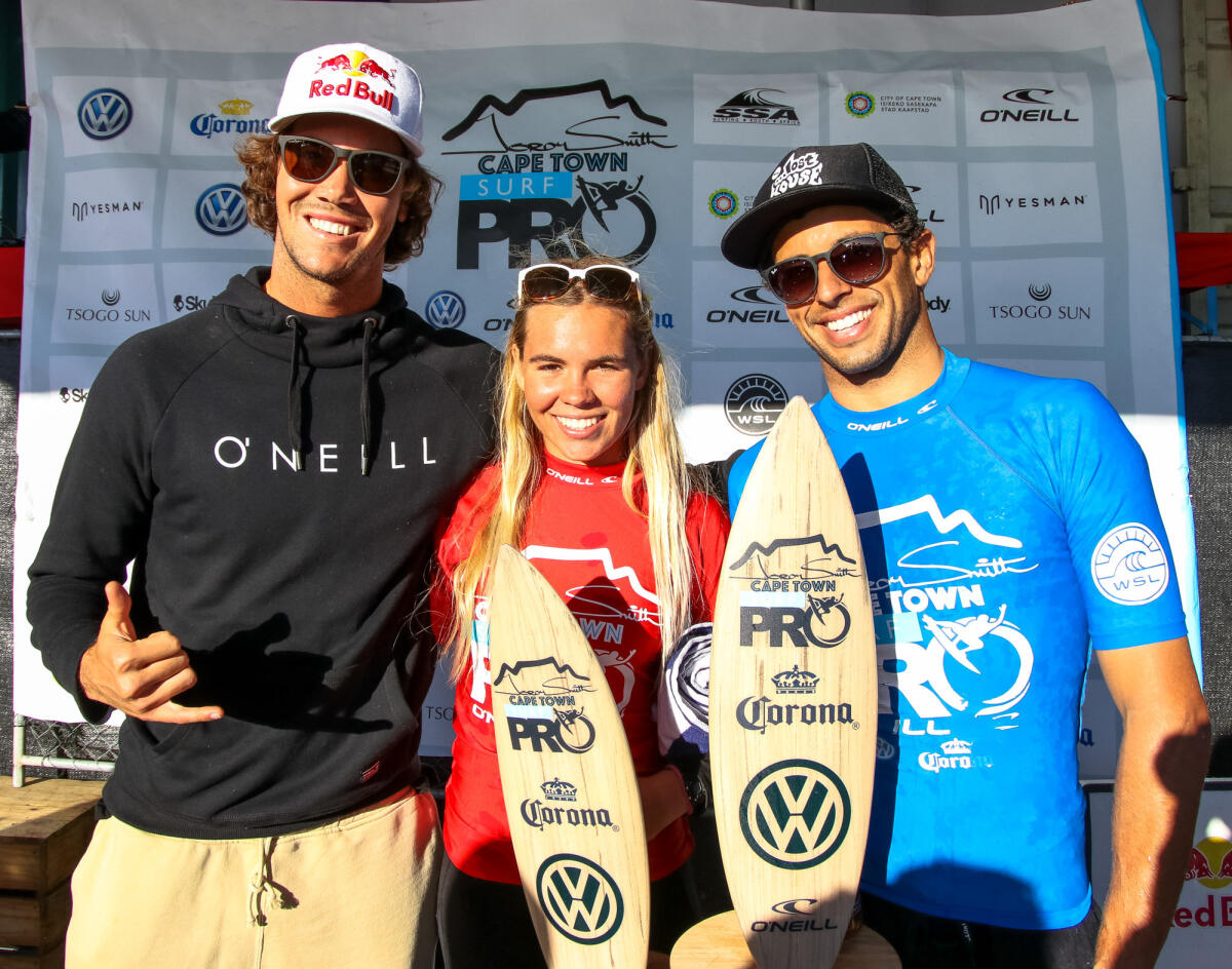 Jordy Smith and winners