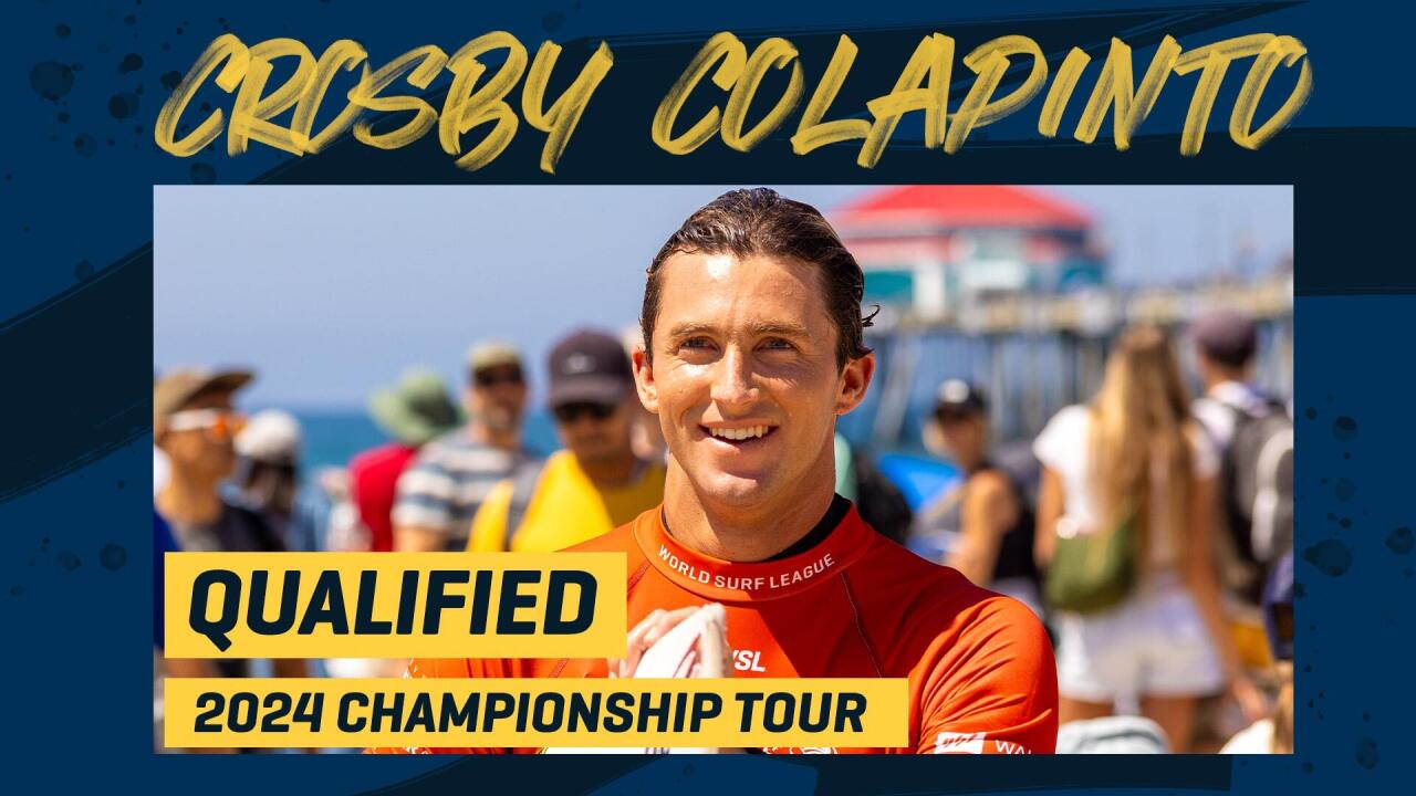 To The 2024 Championship Tour, Crosby Colapinto! World Surf