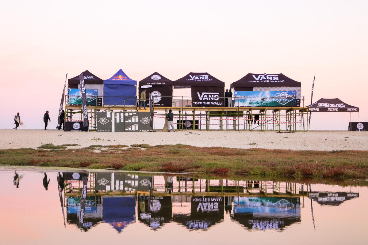 Contest setup for Vans Surf Pro Classic