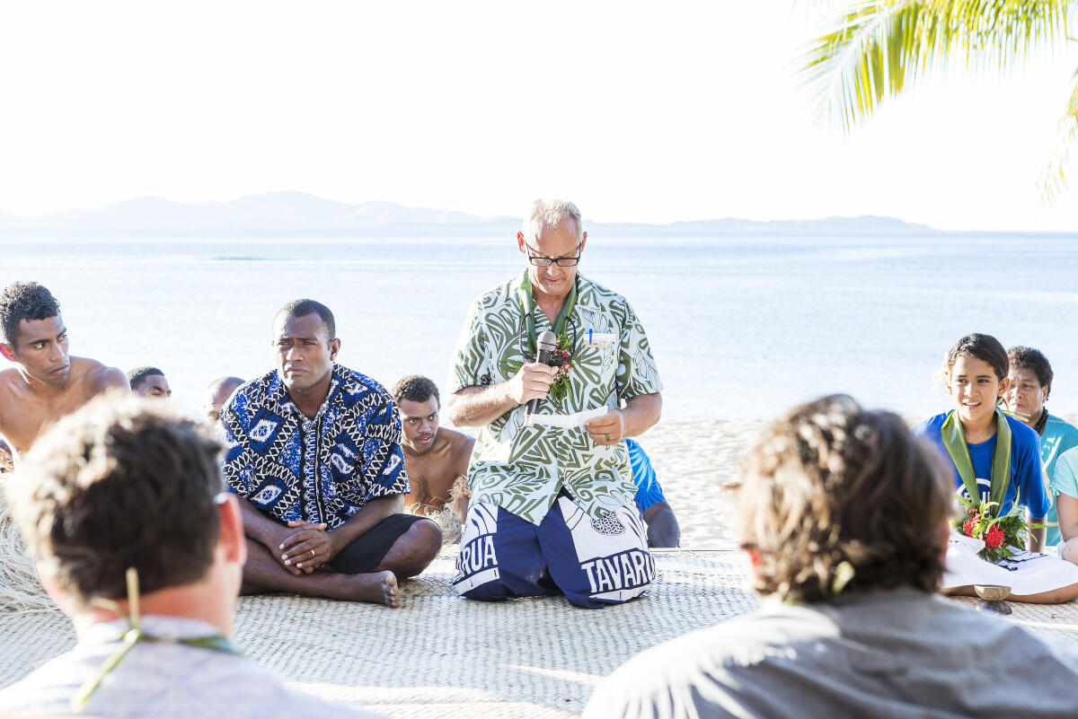 Kava Ceremony for the Outerknown Fiji Women's Pro