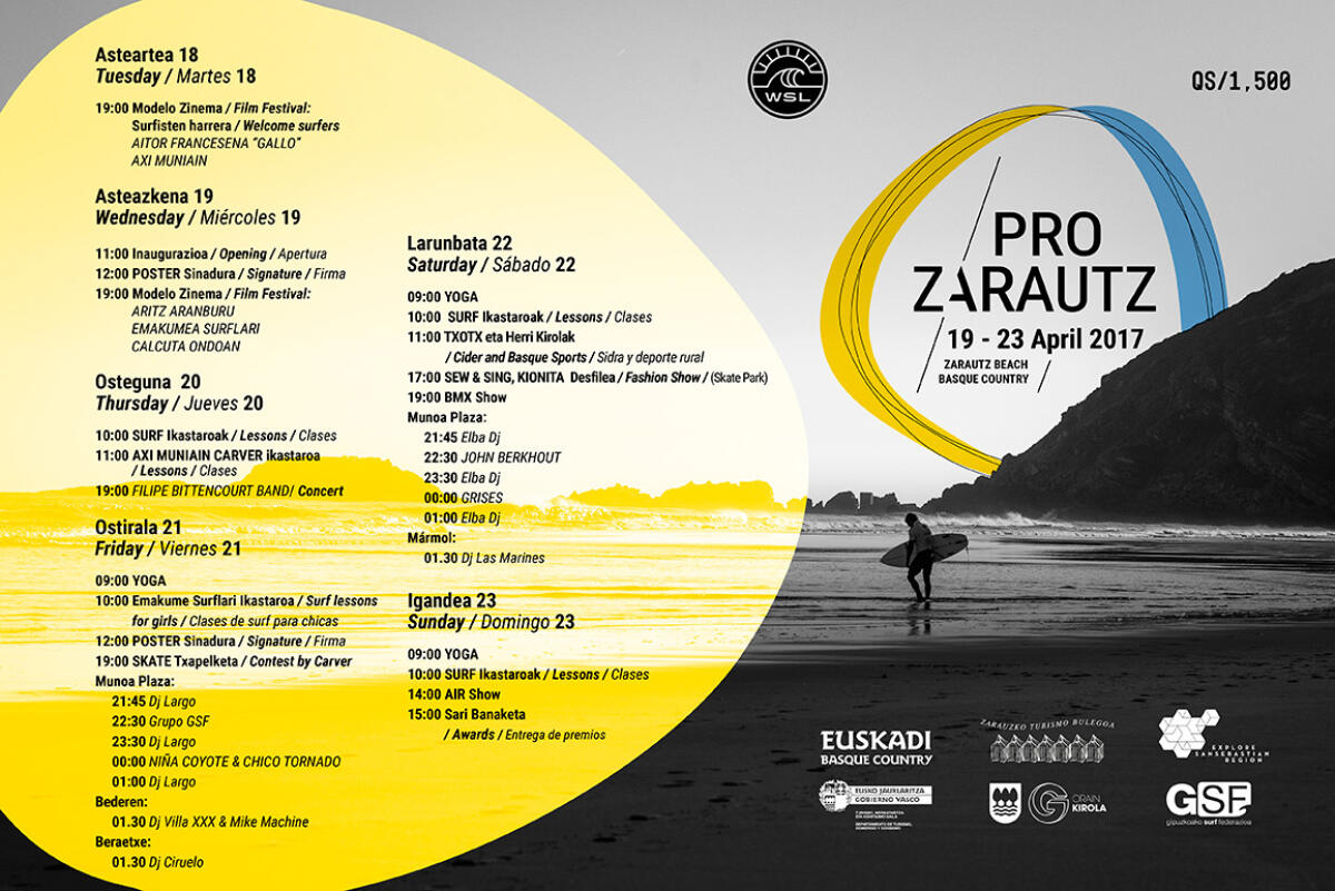 Program - Pro Zarautz 2017
