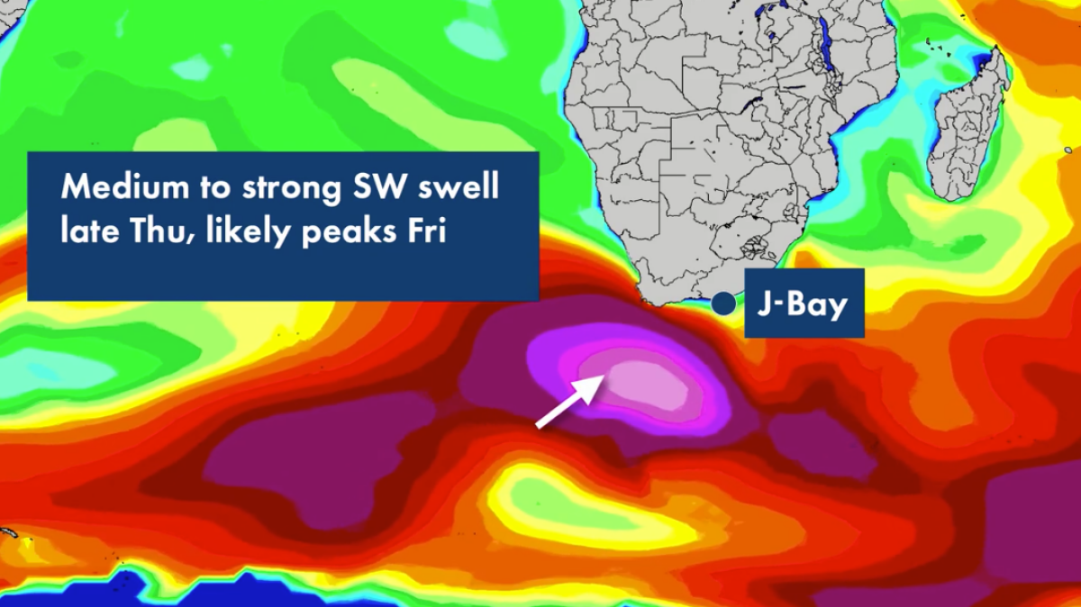 Surfline forecast - J-Bay