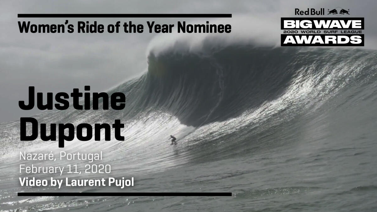 2020 Women's ROTY Nom Justine Dupont Graphic Key for Vid