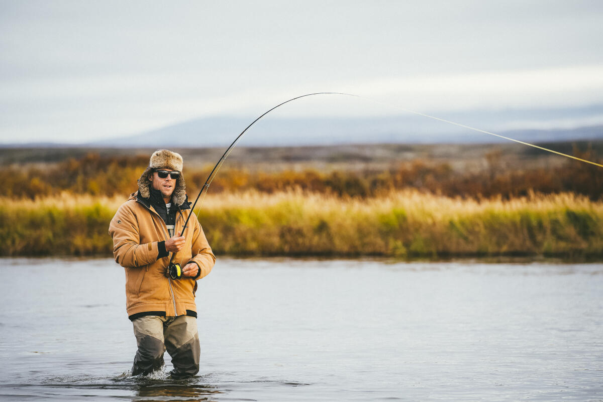 Mick fishing in Alaska