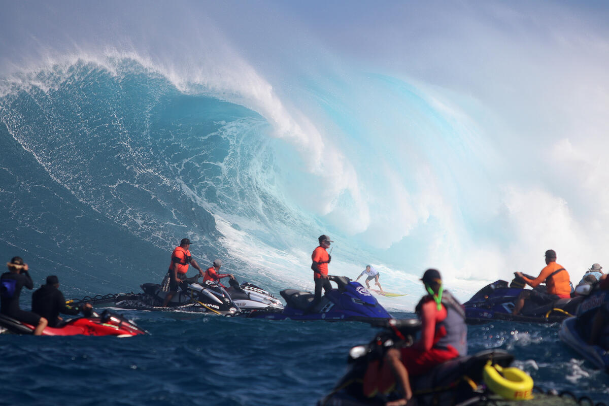 2020 Biggest Paddle Wave: Makua Rothman at Jaws B