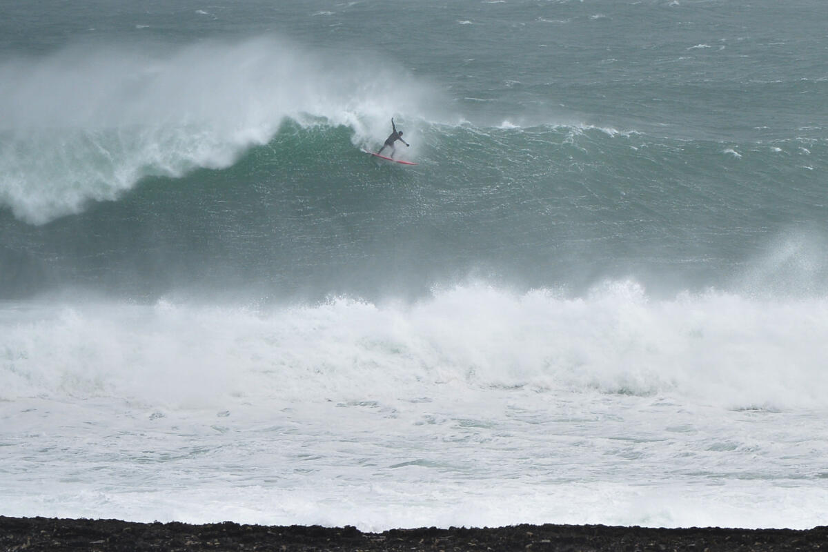 Will Skudin at Mullaghmore Head
