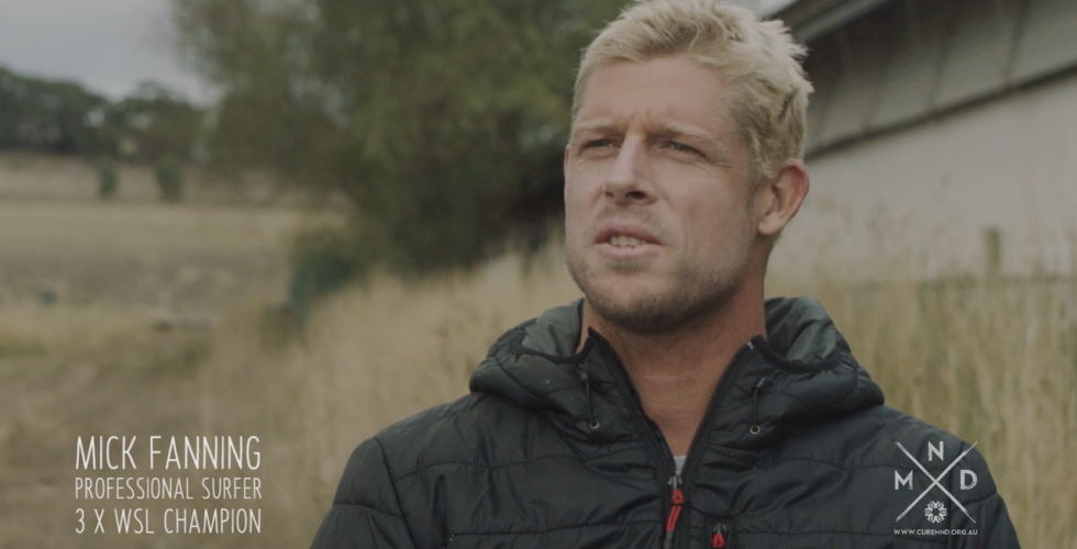 Mick Fanning joins Cure for MND Foundation