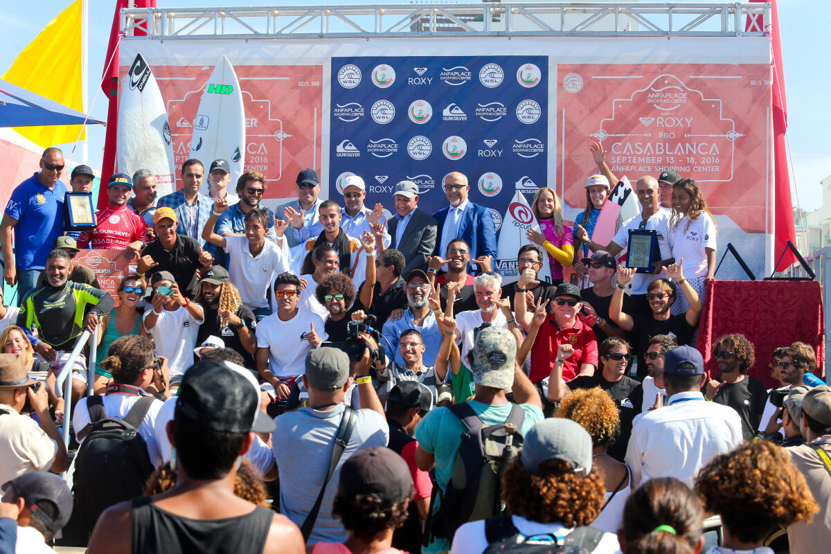 Global podium in Casablanca