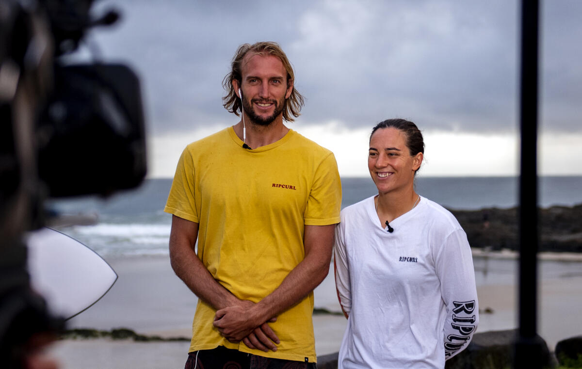 Owen and Tyler Wright Live on Sunrise 7 For the Announcement of the Seven x WSL Partnership