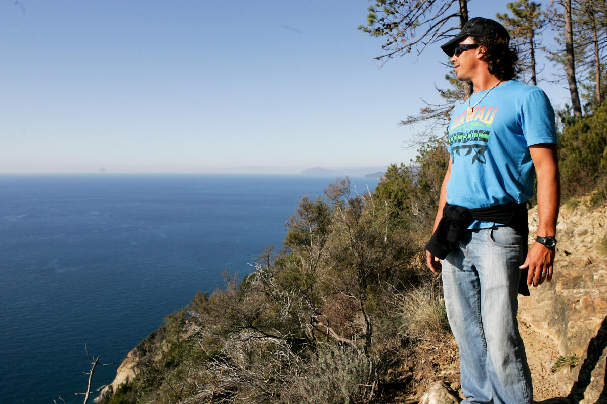 Trekking in Parco Mesco between Levanto and Monterosso ( 3h) with Duane de Soto and Andre Derizans.