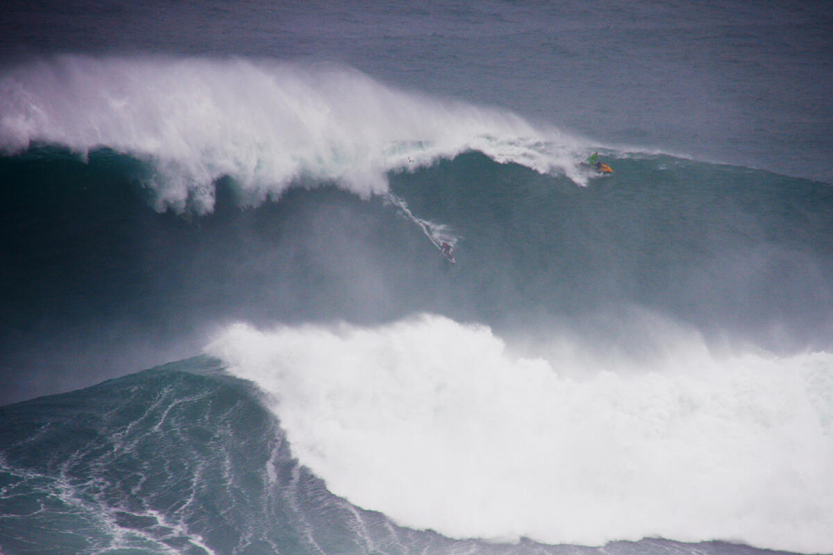 Andrew Cotton at Nazare - 2016 TAG Heuer Biggest Wave