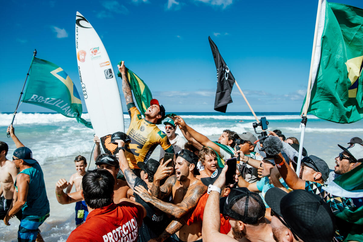 In 2018, Gabriel Medina of Brazil won his second World Title and first Pipe Masters at Pipeline, Oahu, Hawaii.