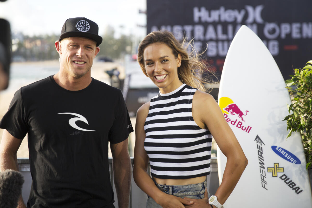 Mick Fanning and Sally Fitzgibbons
