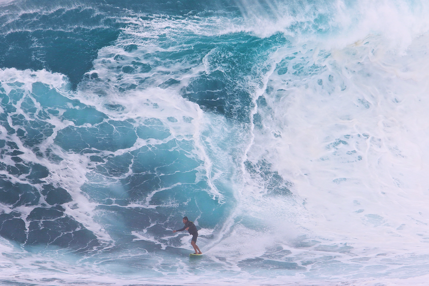 Victor Lopez at Jaws 2016 TAG Heuer Biggest Wave World Surf League