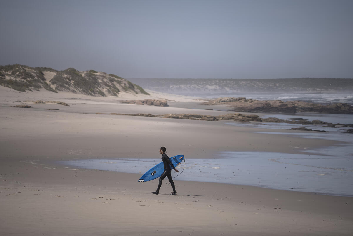 NAMAKWA CHALLENGE, HONDEKLIPBAAI, NORTHERN CAPE, SOUTH AFRICA - AUGUST 29: Joshe Faulkner freesurf on August 29th, 2021 Hondeklipbaai, Northern Cape, South Africa. (Photo by Alan van Gysen/World Surf League)