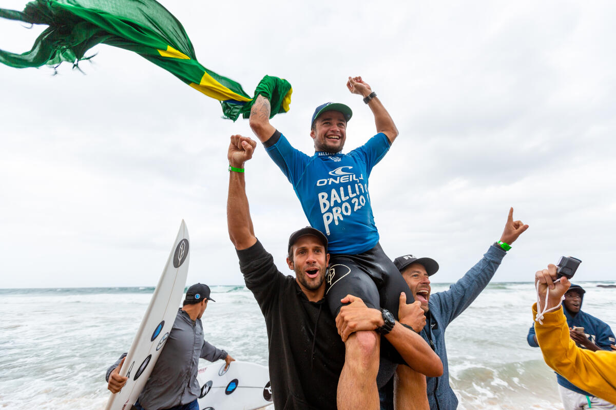 Deivid Silva of Brazil is the WINNER of the Ballito Pro pres by O'Neill 2019 after WINNING the Mens Final at Ballito, South Africa.