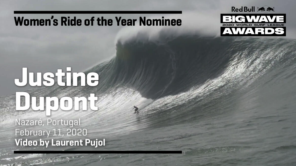 2020 Women's ROTY Nom Justine Dupont Graphic Key for Vid 2