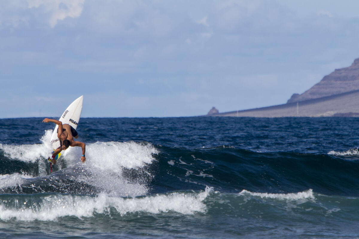 Pre-event warm-up at the Teguise 2014 Franito Pro Junior
