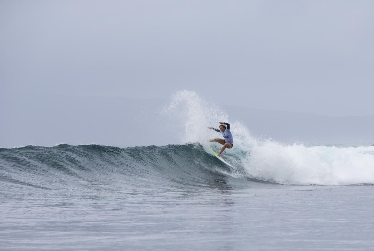 during Round 3 at the Maui Pro Hawaii.