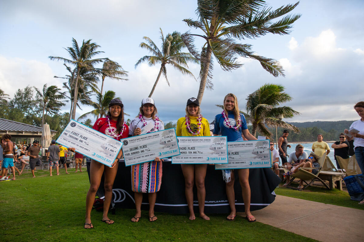 Turtle Bay Resort Pro Junior womens finalists